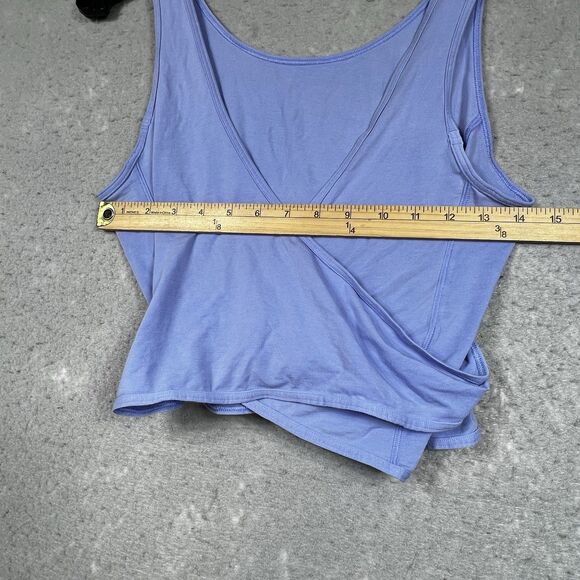 Lululemon It's A Tie Tank Top Womens Size 2 Blue Sleeveless Athleisure Active - Picture 4 of 9